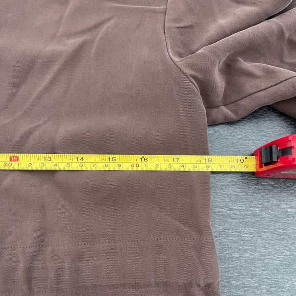 Pendleton Women's Brown 100% Silk Cinch Waist top Jacket, Size XS - Picture 6 of 7